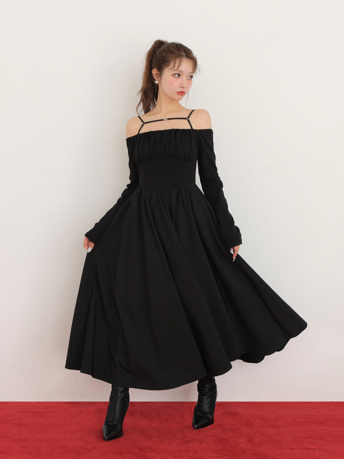 SALE】Strap flare volume onepiece(eme10560) – M me eme