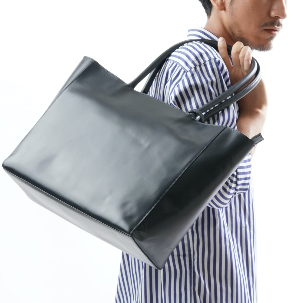 MURA 本革レザー 大容量 シンプル トートバッグ – MURA-ムラ