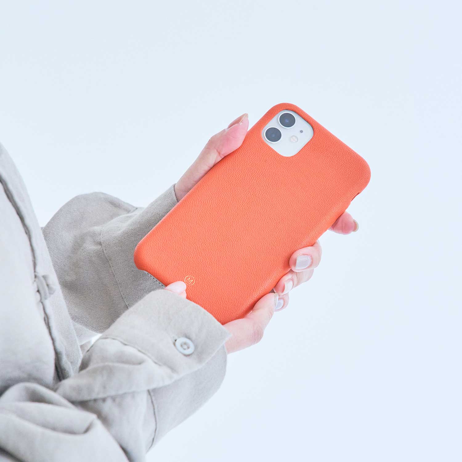 マカルーン 本革 山羊革 ヤギ革 iPhone11 ケース レザーケース