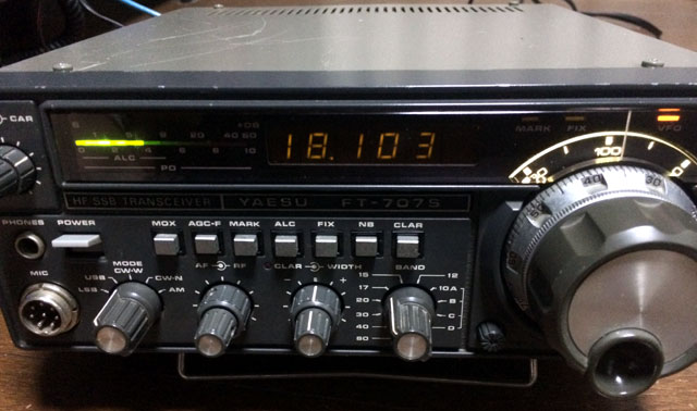 メモ:FT-707Sジャンク修理: まあべるのほわほわ日記