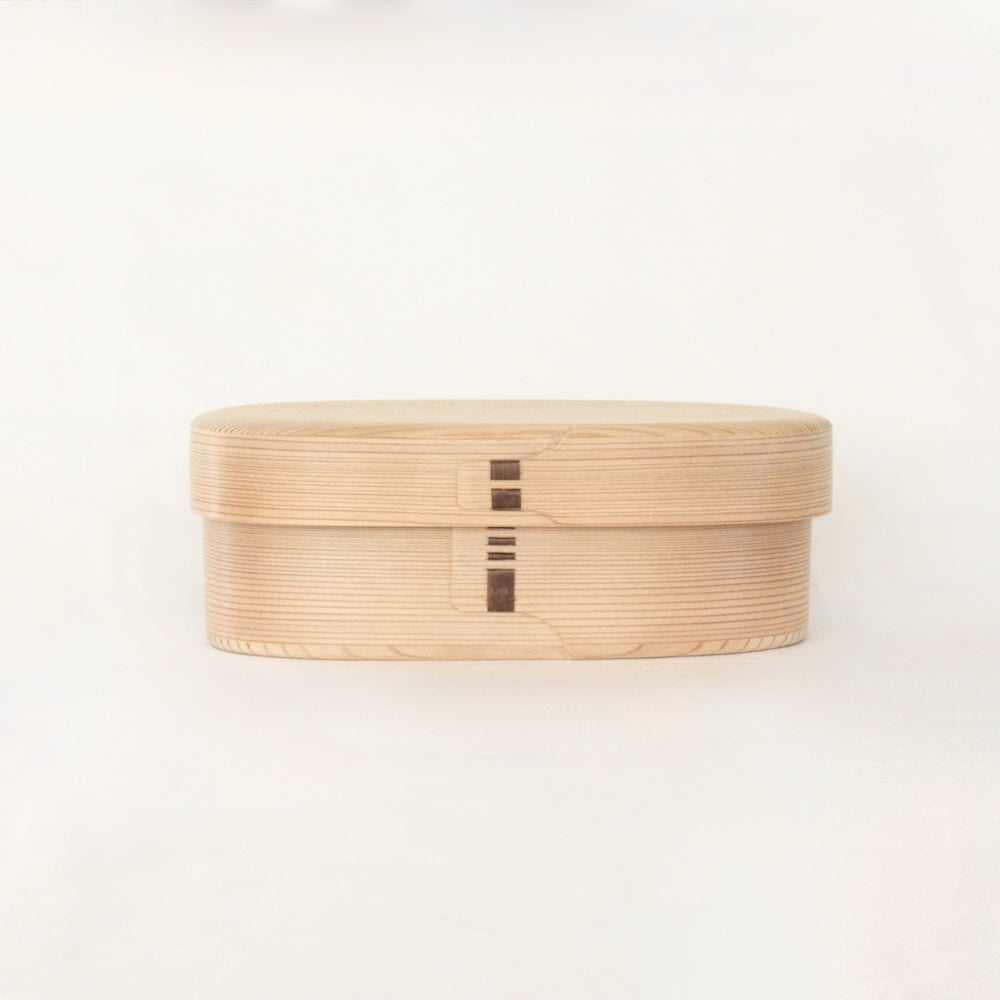 白木 こまち弁当箱 一段 二段 | 柴田慶信商店 秋田県大館市