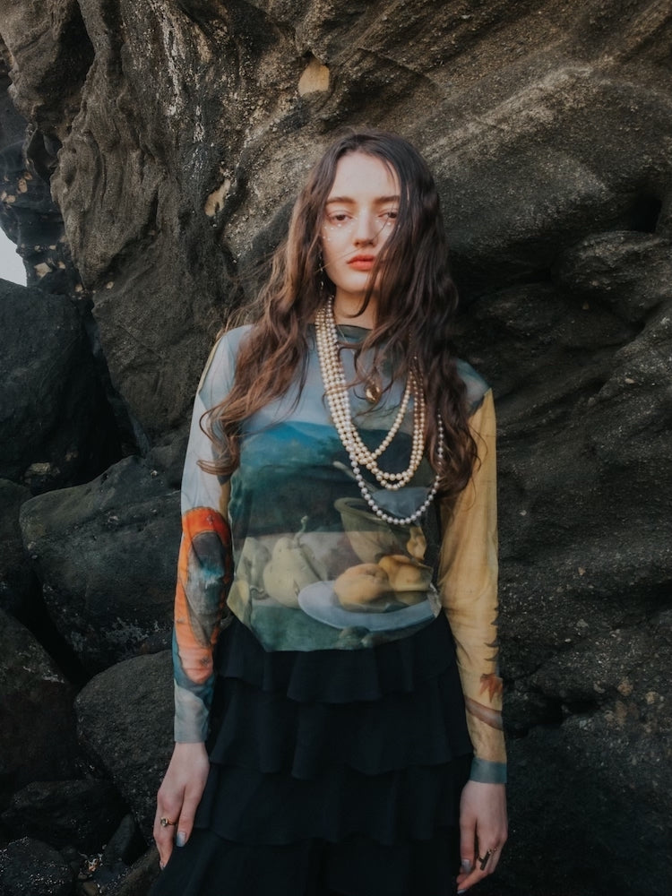 sahara Sheer Top｜サハラシアーカットソー – MARTE