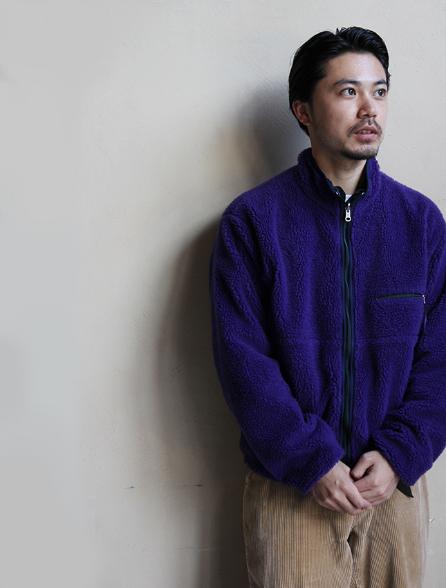 MATIN » Blog Archive » 94s PATAGONIA EGGPLANT PILE GRISSADE CARDIGAN