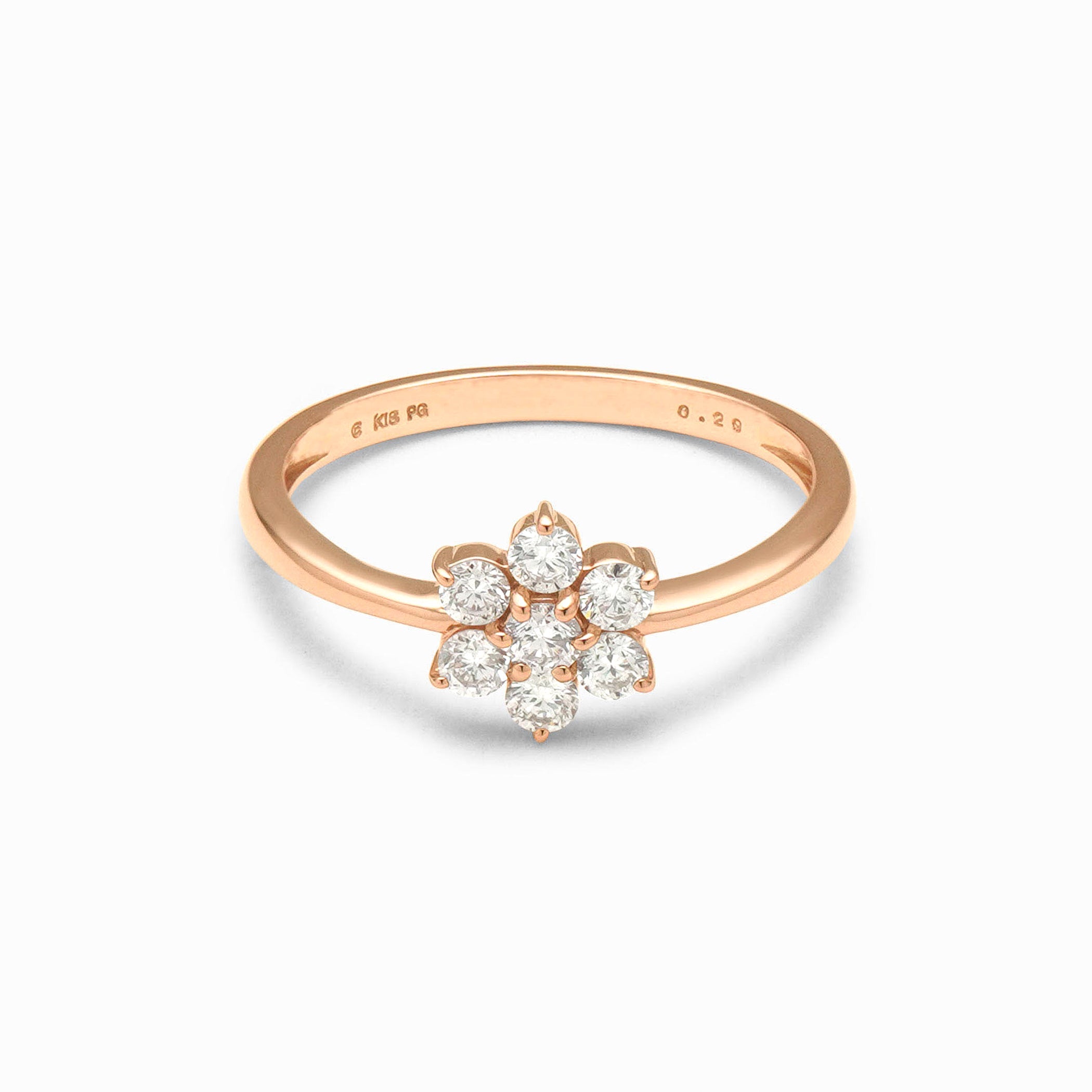 K18 ピンクゴールド ダイヤモンド リング – Milluflora | ミルフローラ
