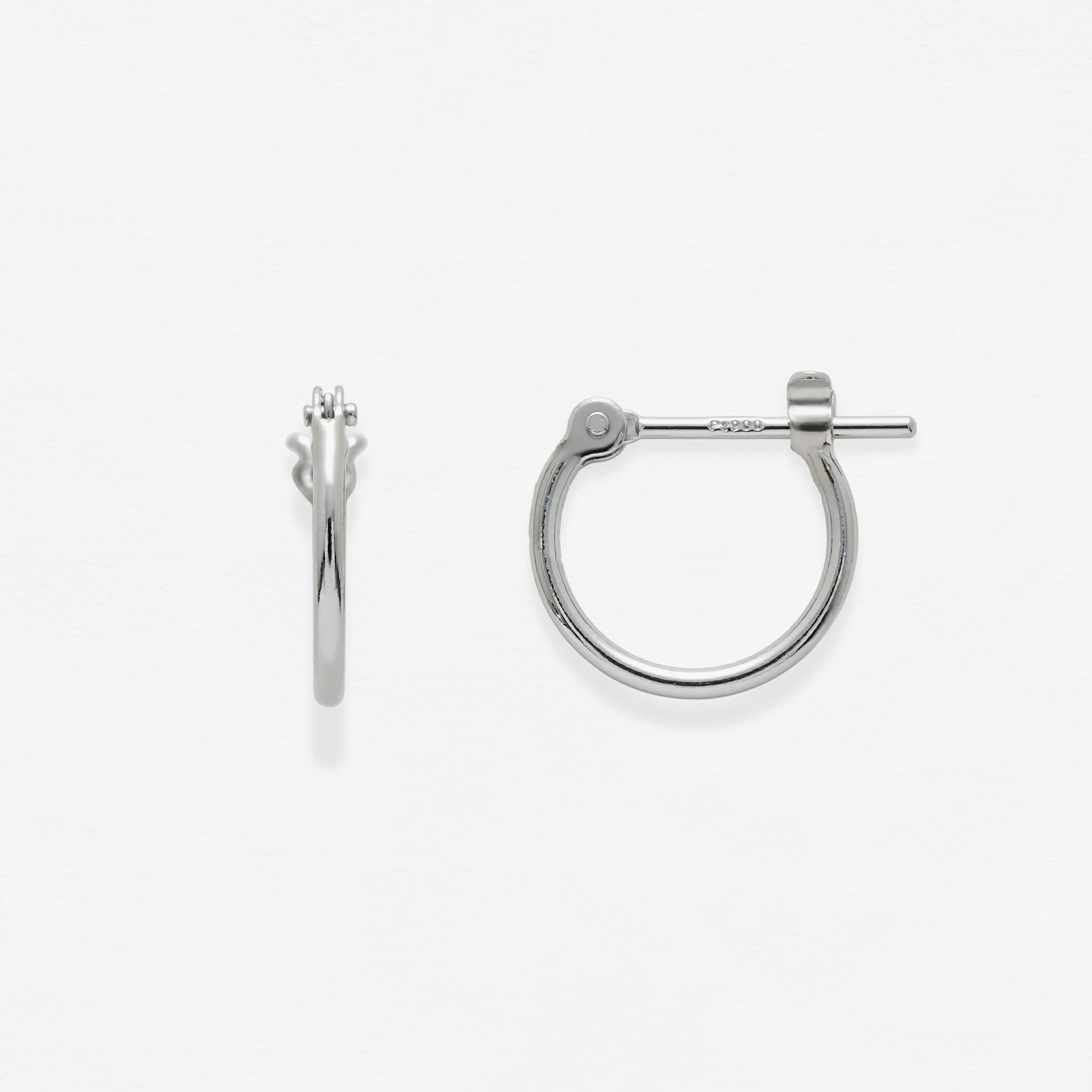 プラチナ フープ ピアス（10mm） – Milluflora | ミルフローラ