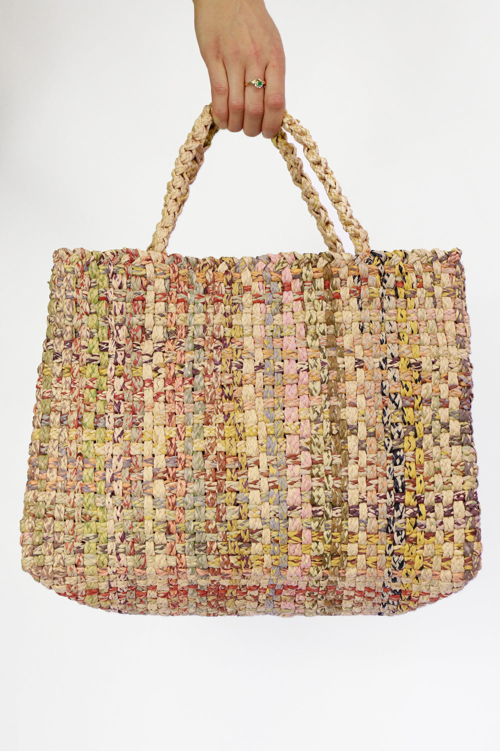SOPHIE DIGARD CROCHET RAFFIA NATURAL CHECKER BAG – Moore Design