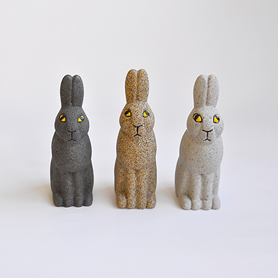 新作！「三羽のうさぎ」シリーズ - モルタル星人ブログ｜モルタル 立体