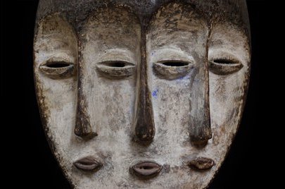 レガ族 3面のマスク m_125 – AFRICAN WEB SHOP ン・マ