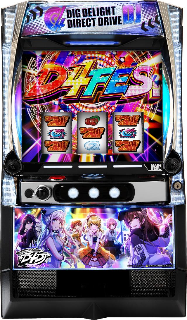 京楽 L D4DJ Pachi-Slot Mix【中古パチスロ 中古スロット 中古実機