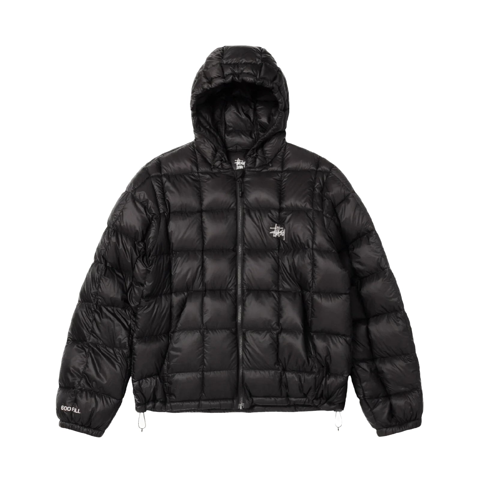 Stussy Midweight Hooded Puffer - Black – Ninetimes Skateshop