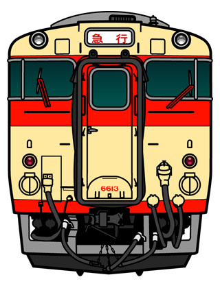 346 キハ66方向幕（国鉄篇）
