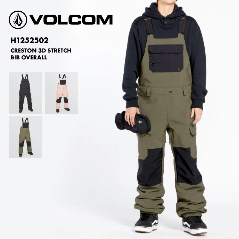 VOLCOM/ボルコム レディース スノーウェア ビブパンツ CRESTON 3D