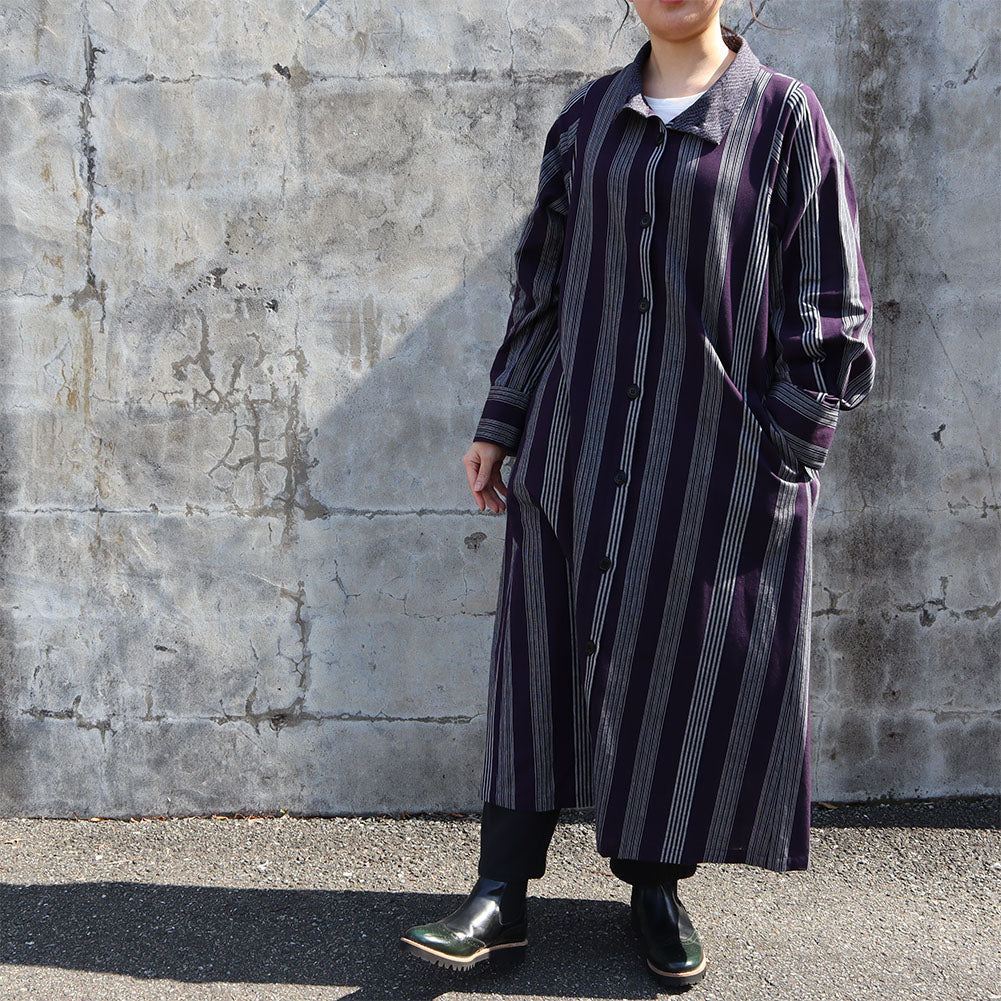 儀右ヱ門 ギエモン ぎえもん 久留米絣 コート ソ277 – 久留米絣の儀右ヱ門