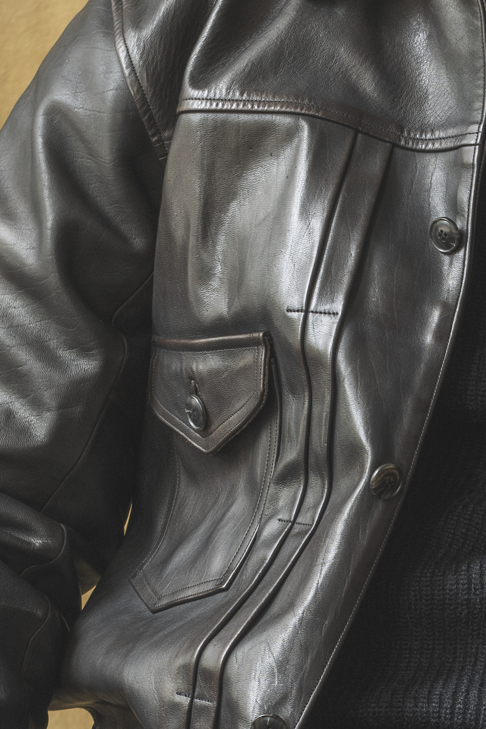 PATINA HORSE-HIDE JEAN JACKET | OLD JOE BRAND