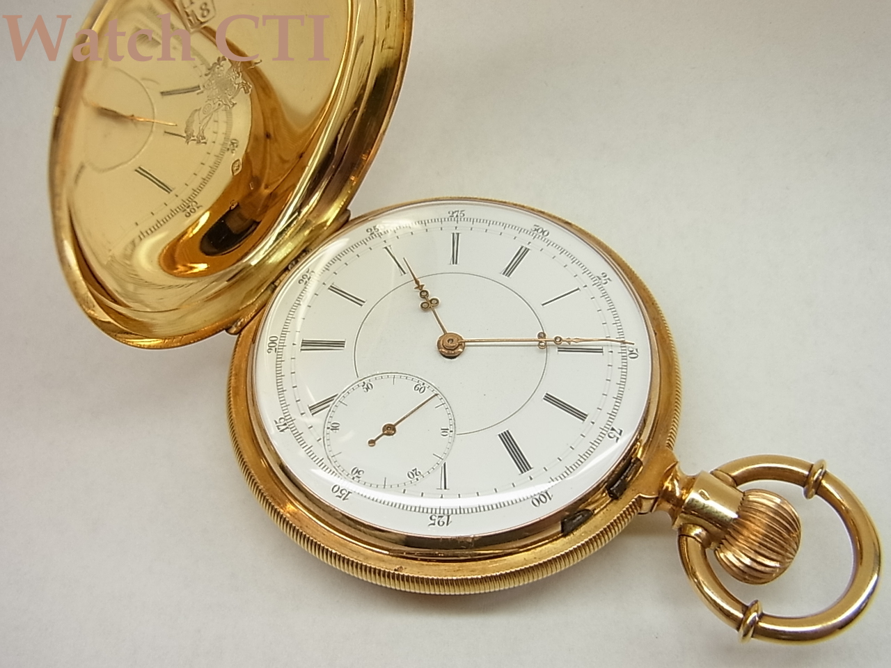 S1504] 商館 18KYG懐中時計18型 [販売済]