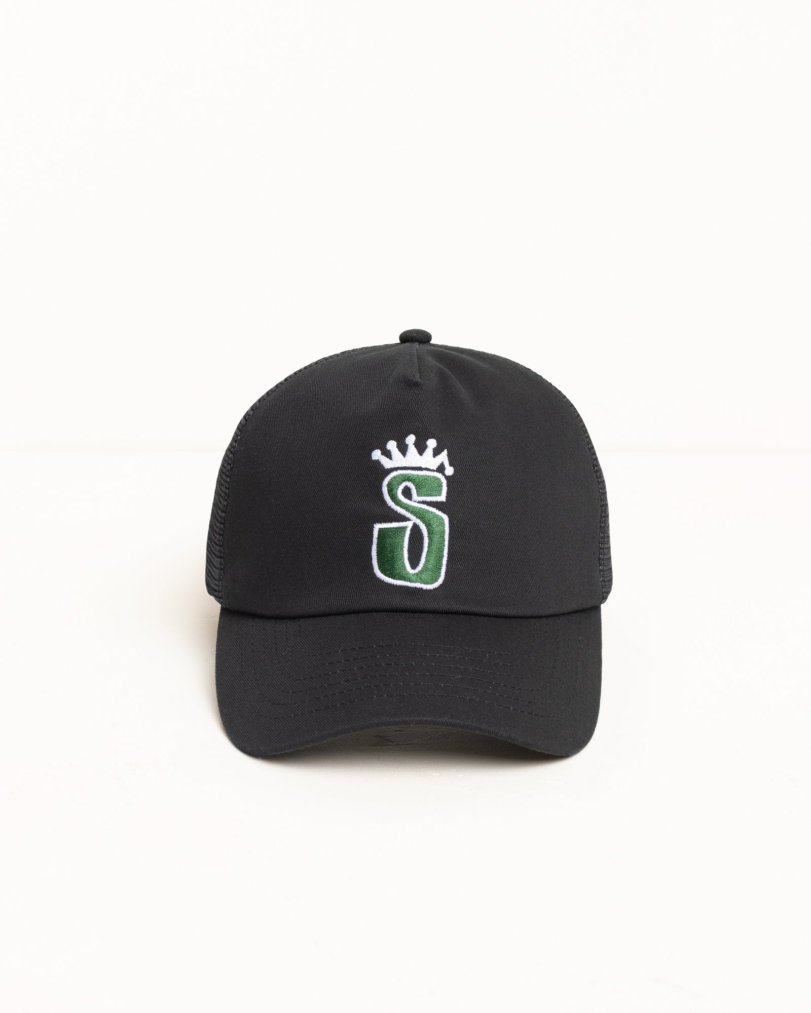 Trucker S Crown Snapback – Shadow Black | Headwear | Stüssy Canada