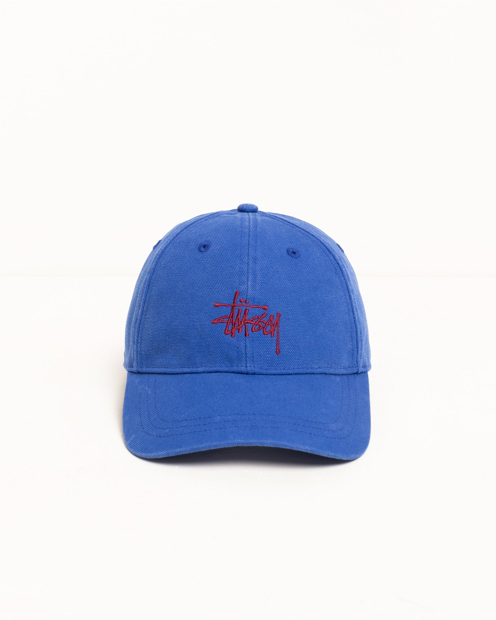 Basic Stüssy Cap Canvas – Royal | Headwear | Stüssy Canada