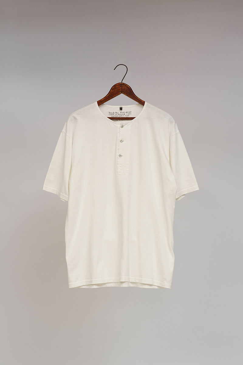 ナイジェル・ケーボン】MAN / 50s ヘンリーネックシャツ / 50s HENLEY
