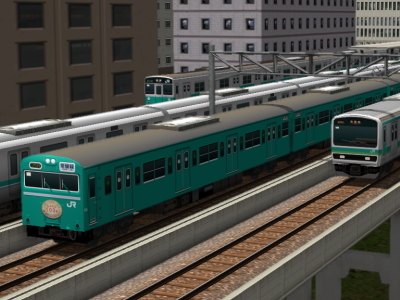 No.035【A列車で行こう9車両テクスチャバリエーション】JNR/JR東 103系