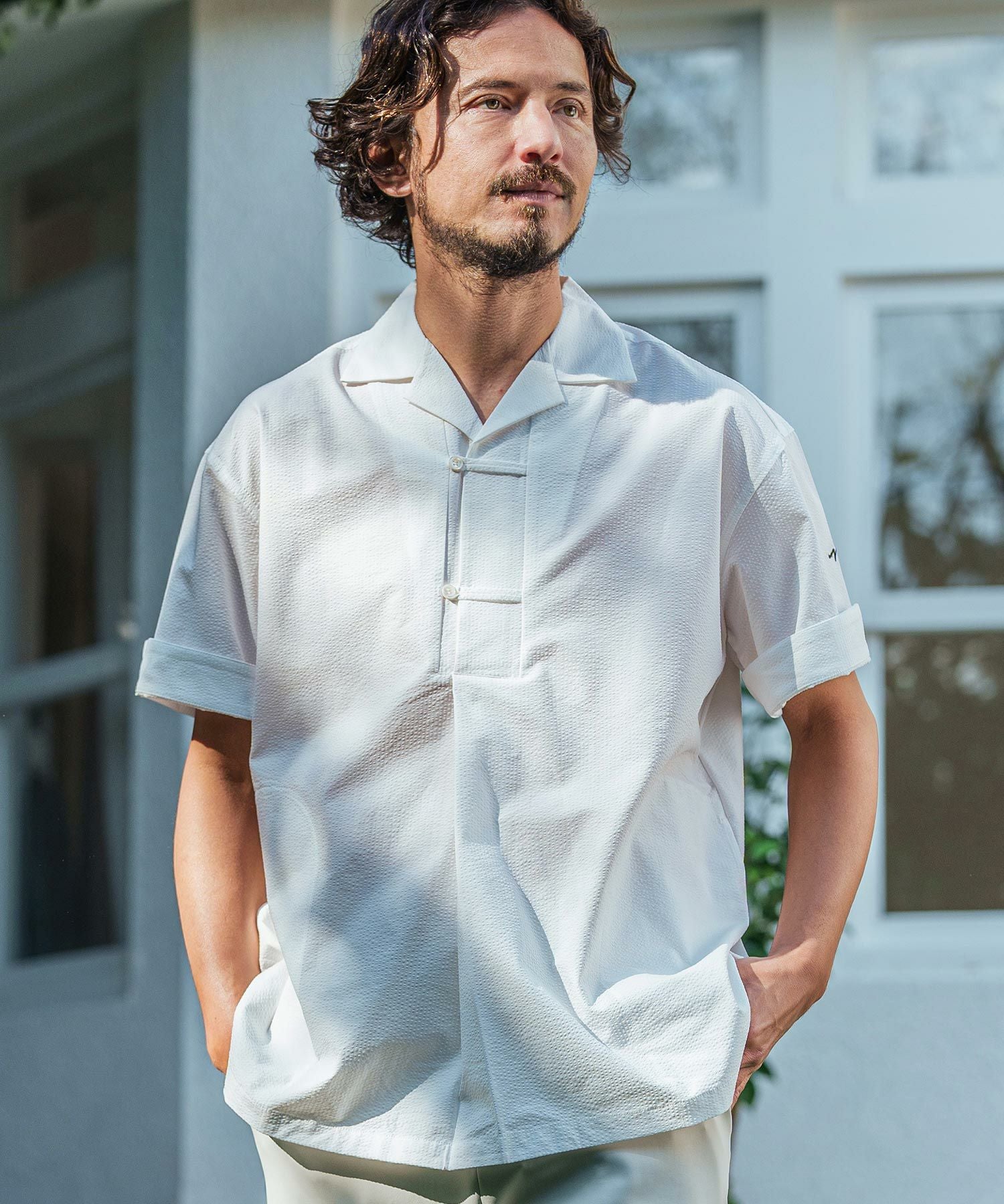 シアサッカー/ハーフボタン半袖シャツ – CALL&RESPONSE公式オンライン