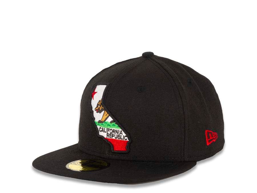 California State New Era 59FIFTY 5950 Fitted Cap Hat Black Crown