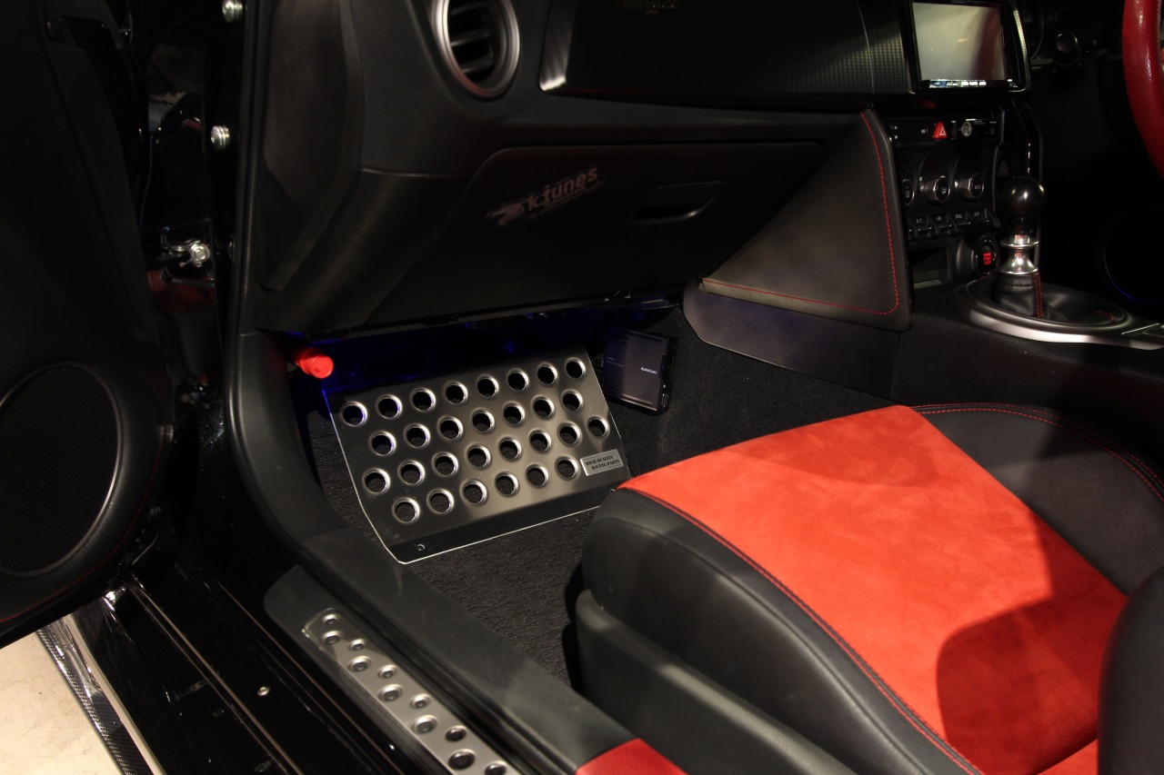 AP1/AP2 S2000用 カーショップグロウ 助手席アルミフットプレート