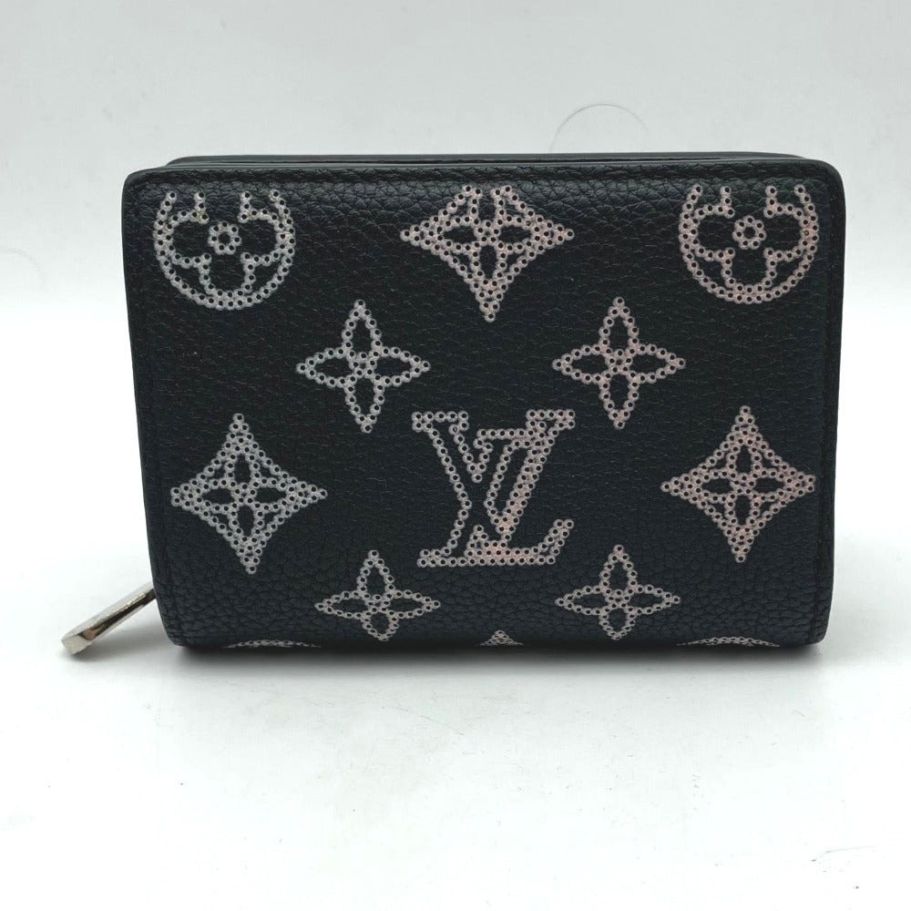 Louis Vuitton 二つ折り財布 黒 エピレザー LOUIS VUITTON エピレザー