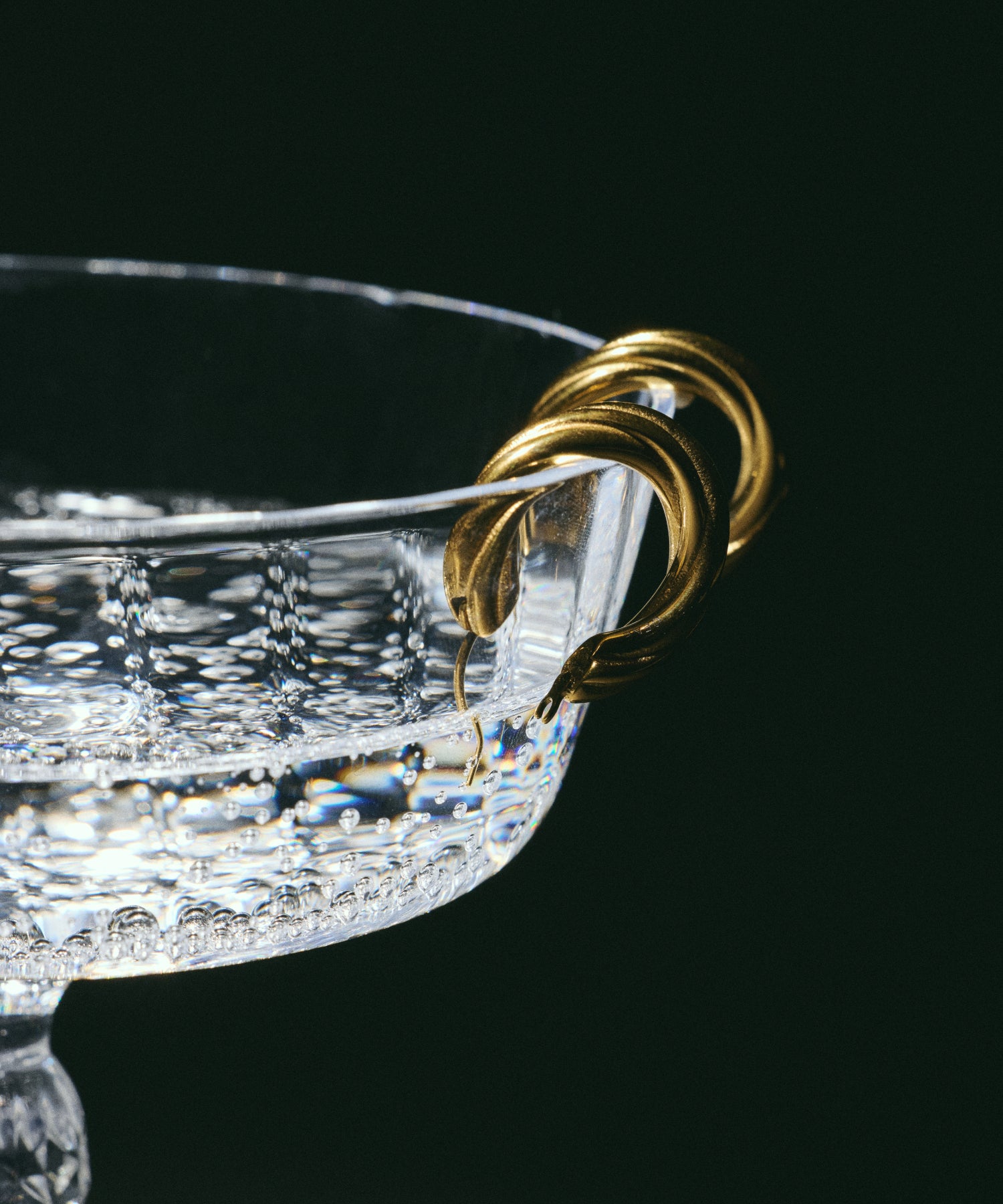 ゴールド]ブーケピアス