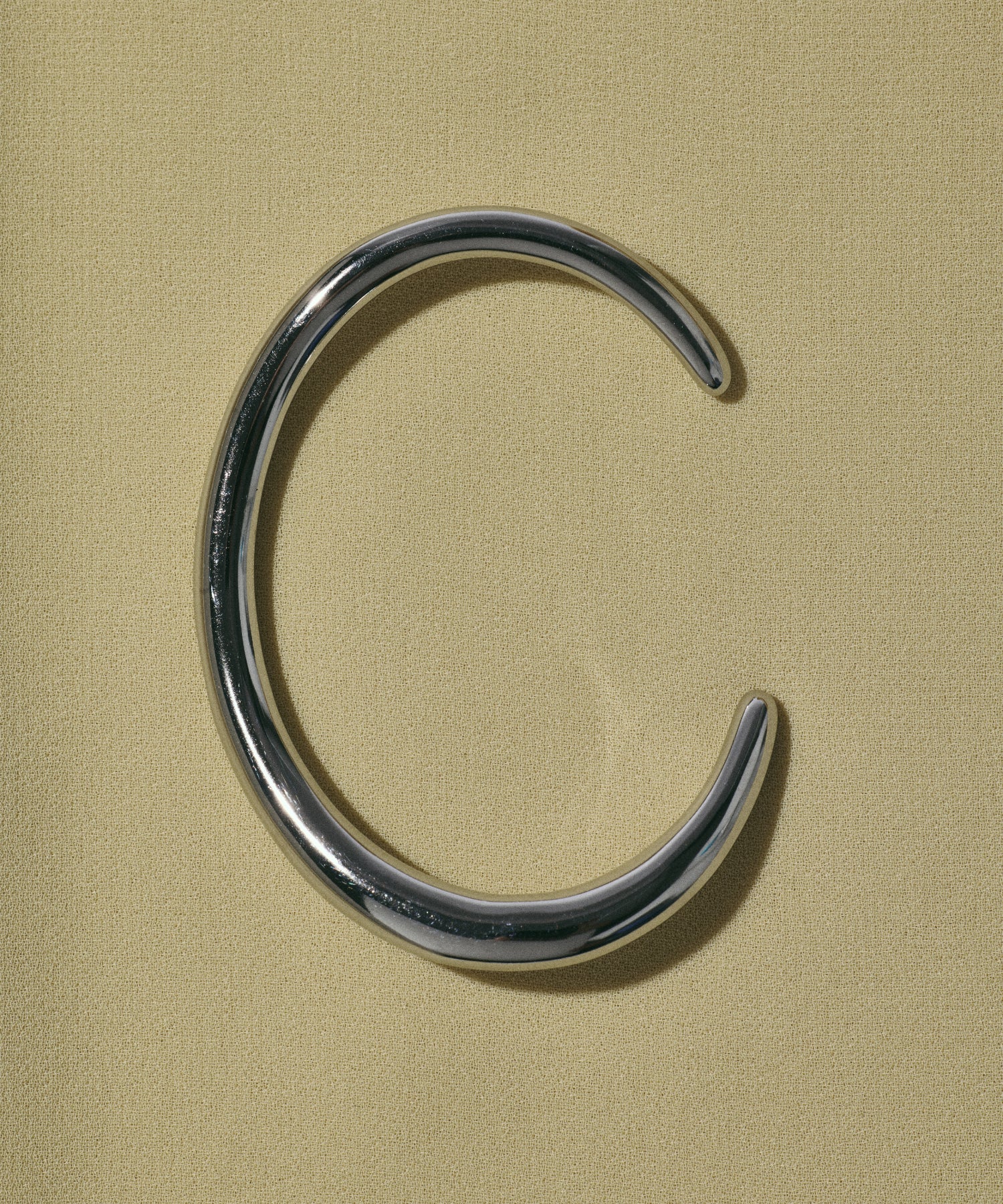 シルバー]ウェーブバングル