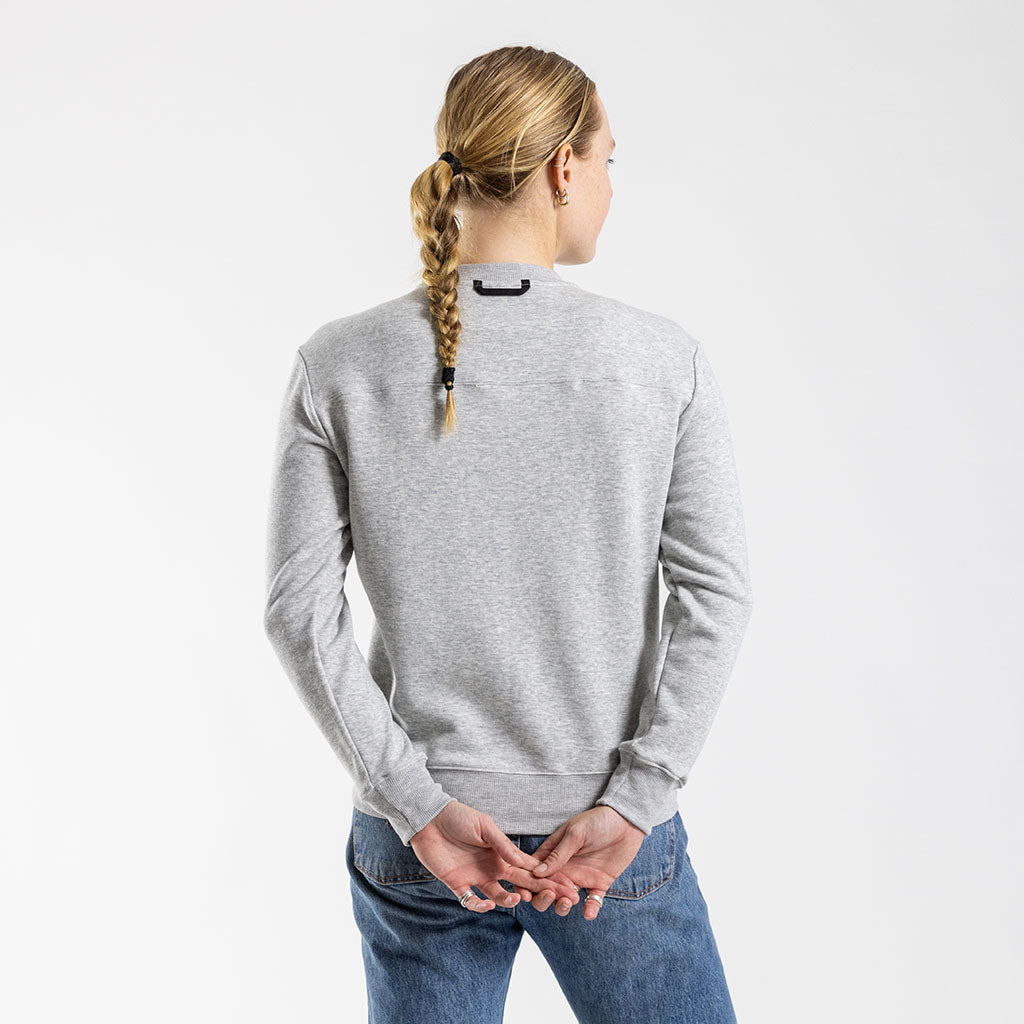 Women's Crew Neck Sweater (Grey) – CIOVITA