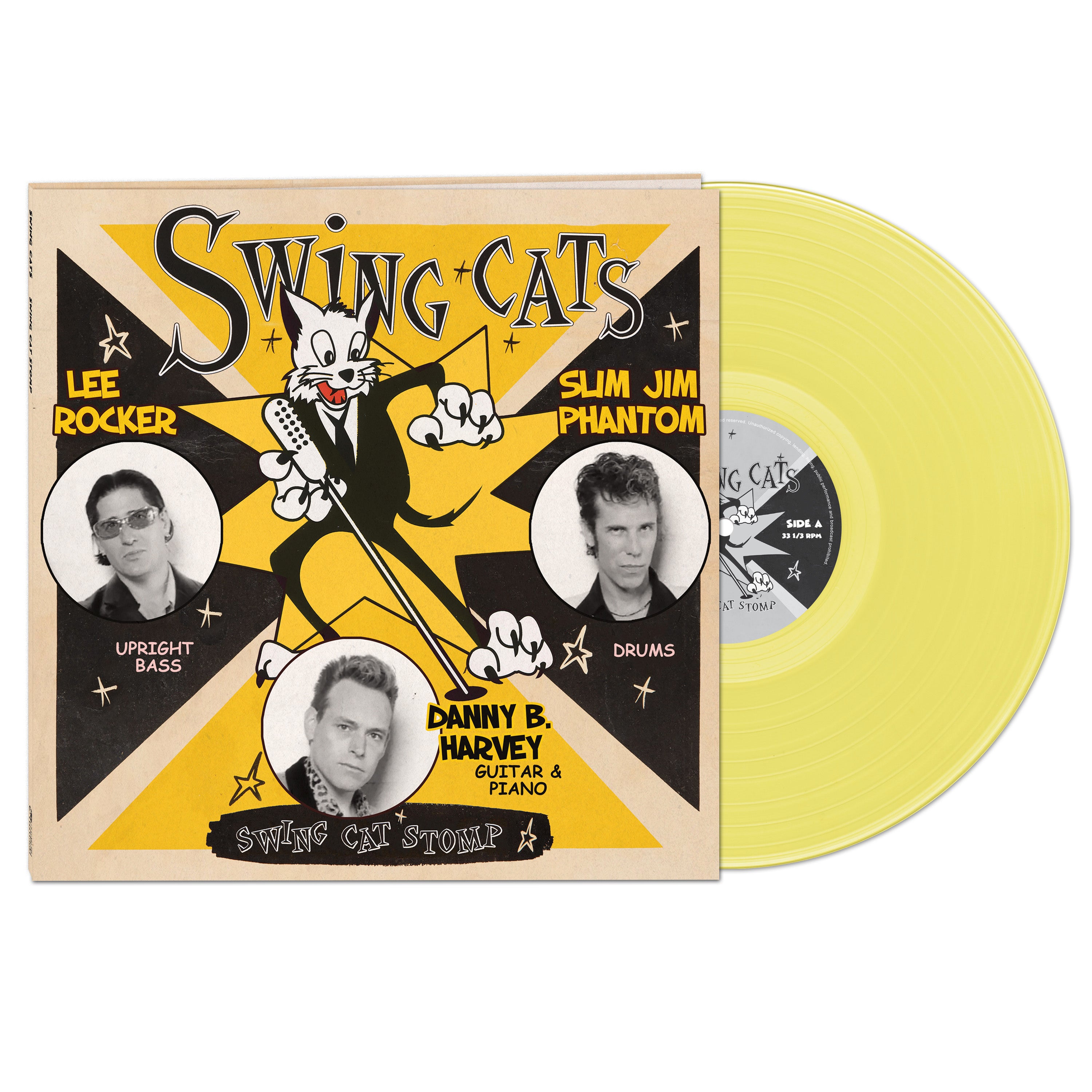 Swing Cats - Swing Cat Stomp (Yellow LP) - Cleopatra Records