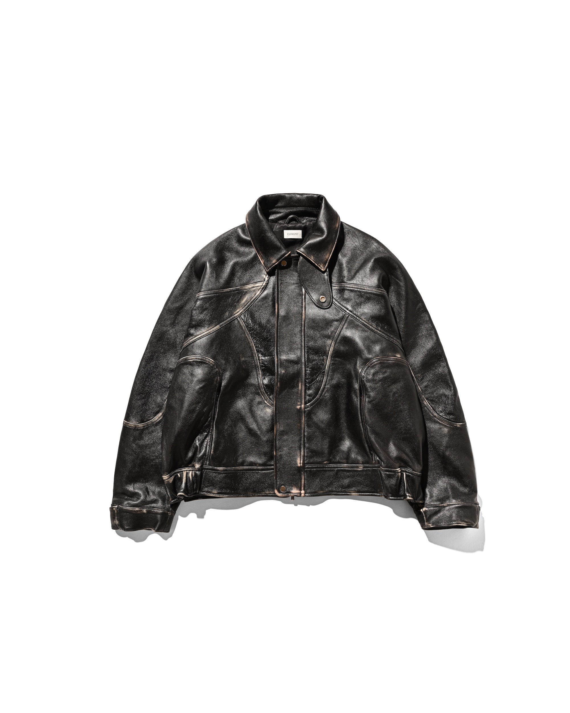 VINTAGE SHEEP LEATHER FUTURE JACKET (BLACK)