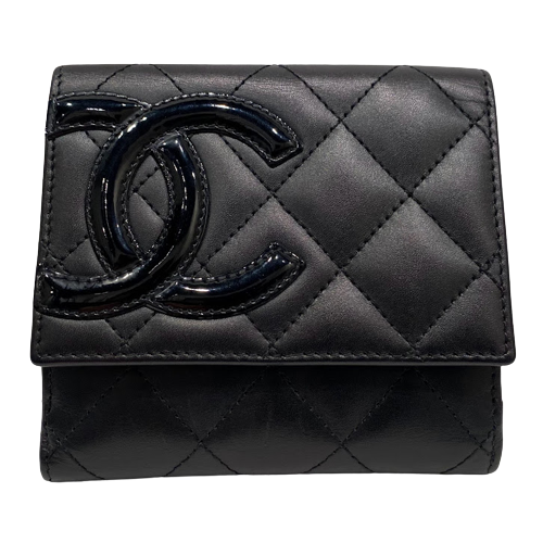 シャネル カンボンライン 二つ折り財布 – co&co