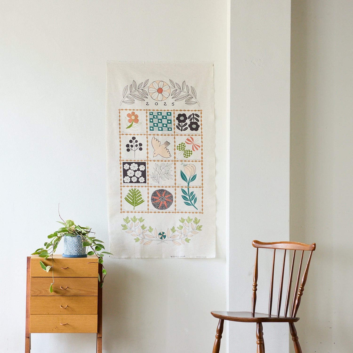 cocca｜Bloom by bookhou ～カレンダーパネルパネル～綿麻キャンバス
