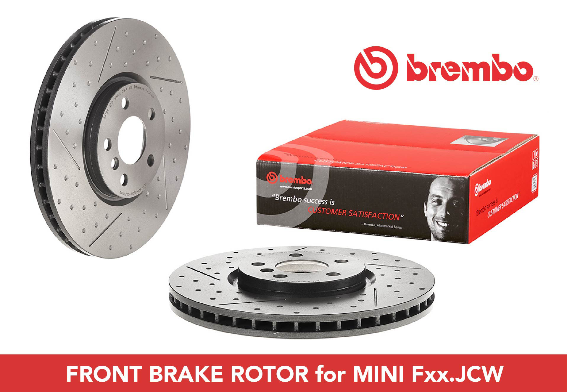 FRONT BRAKE ROTOR for MINI Fxx.JCW / core obj