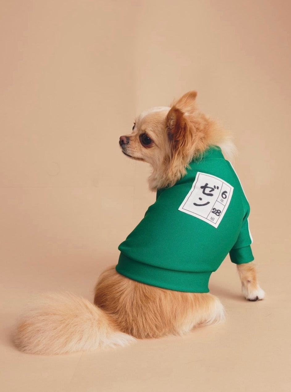 ペット服ならcorazón（コラソン）/【緑】ジャージ – ペット服【corazón