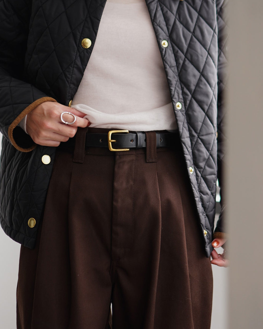 ブレディ Brady ウエストエンドベルト 1インチ ゴールド ユニセックス