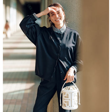 優待価格[THREE SQUARE]スカラップカーディガン | KOBUNSHA SELECT