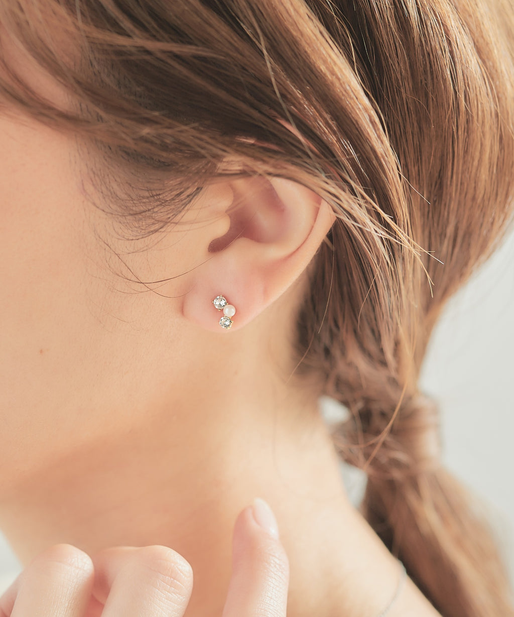 18金ポストピアス – dee doo dah