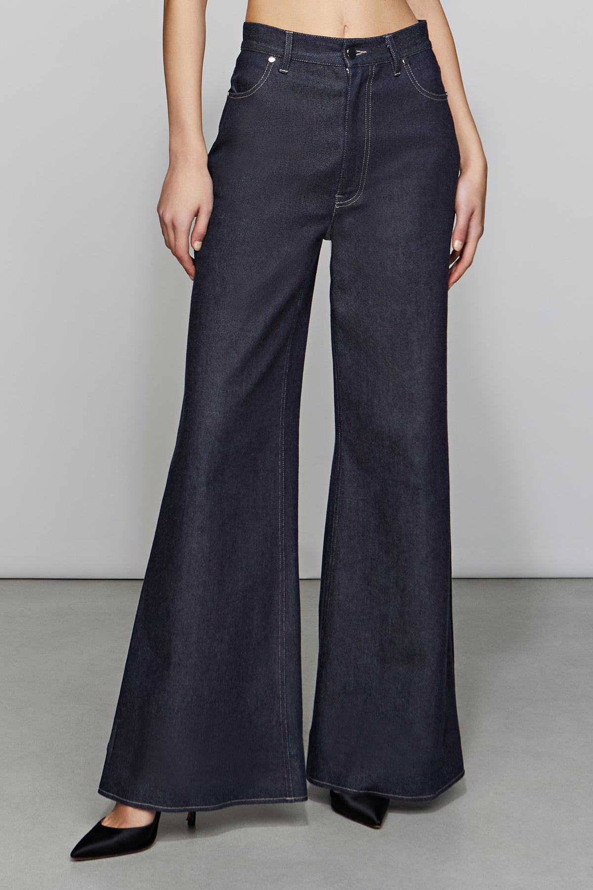 Ezra Denim Wide Leg Pants – ET OCHS