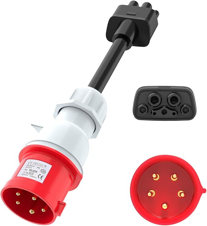 Tesla Gen 2 Universal Mobile Connector - 32A Red CEE | EVniculus