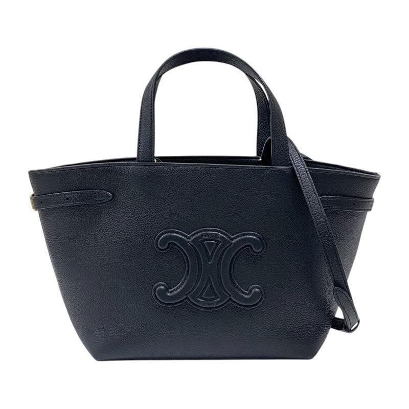 セリーヌ CELINE ミニカバ アナイス 121743 ブラック ゴールド金具