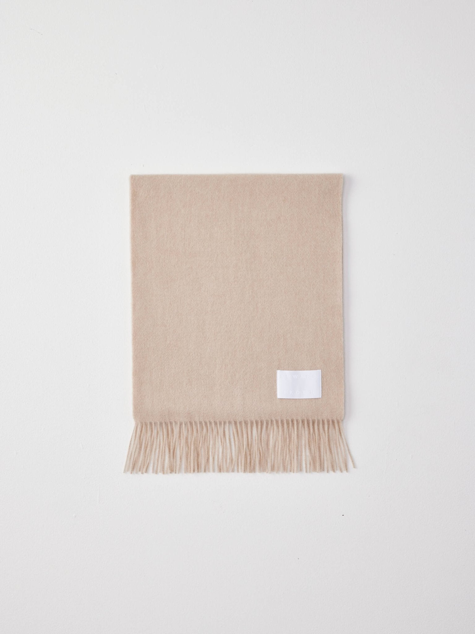 カシミヤスマフラー エクリュ | EDWARD BROWN(エドワードブラウン)公式