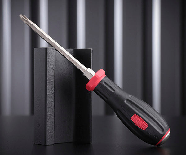 TONE パワーグリップドライバー（貫通）プラス pgpd-002【エヒメマシン】