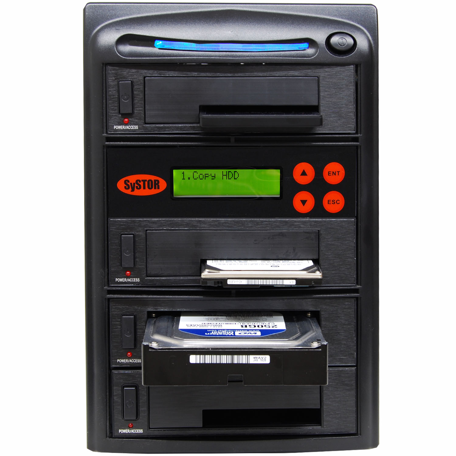 Systor 1:3 SATA Hard Drive Duplicator - 36GB/Min - Copy & Erase