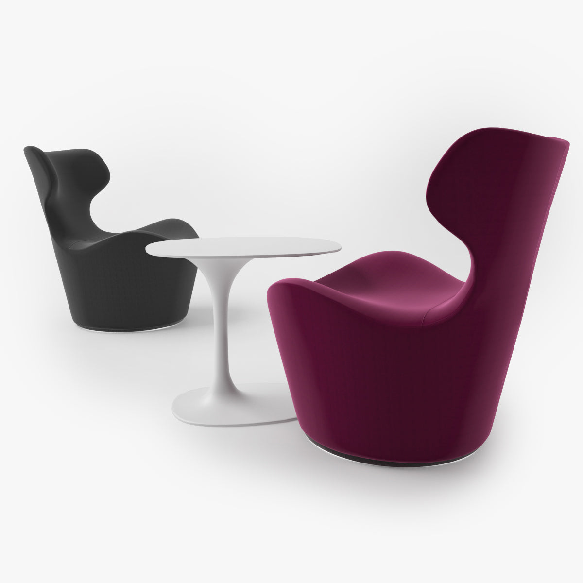 FREE B&B Italia Piccola Papilio Armchair 3D Model | FaceQuad