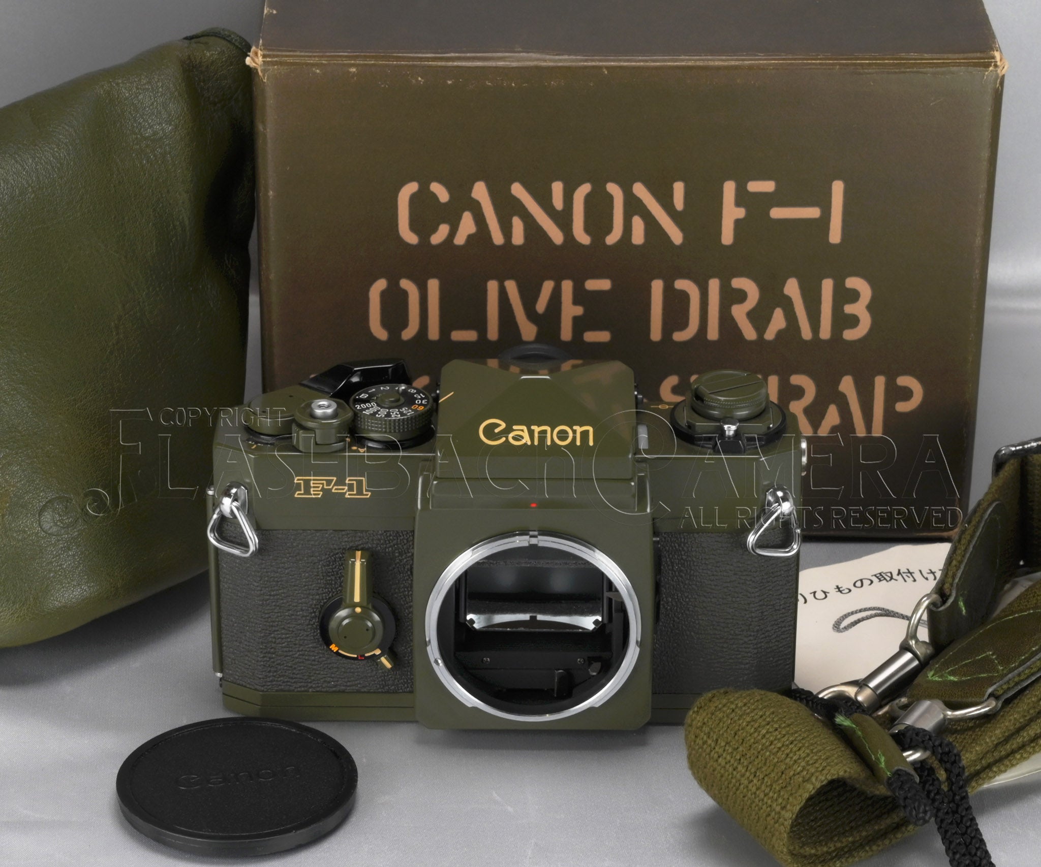 Canon F-1 Olive Drab – FLASHBACK CAMERA