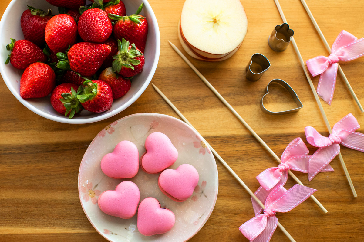 Cute Strawberry Heart Skewers Recipe – FOOD is Four Letter Word
