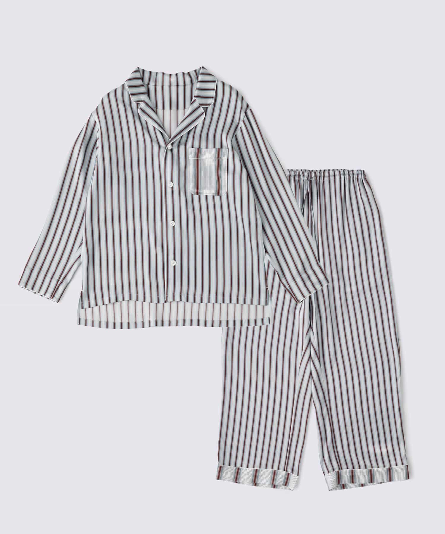 Foo Tokyo 公式ストア | 【セットアップ】ストライプシルクパジャマ ナロー