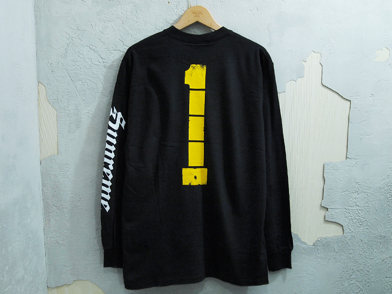 Supreme 'Ichi The Killer L/S Tee'長袖 Tシャツ ロンT 黒 ブラック